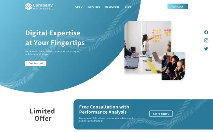 laptop and mobile phone mockup of modern website
