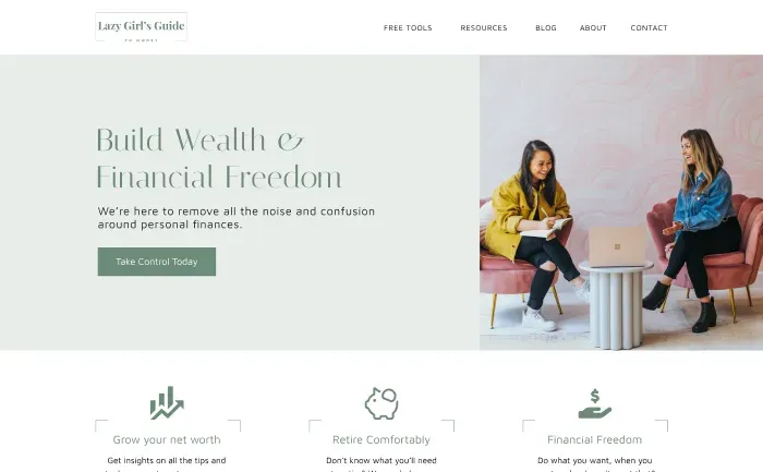 laptop and mobile phone mockup of modern website