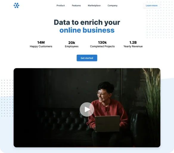 Coworking business website design