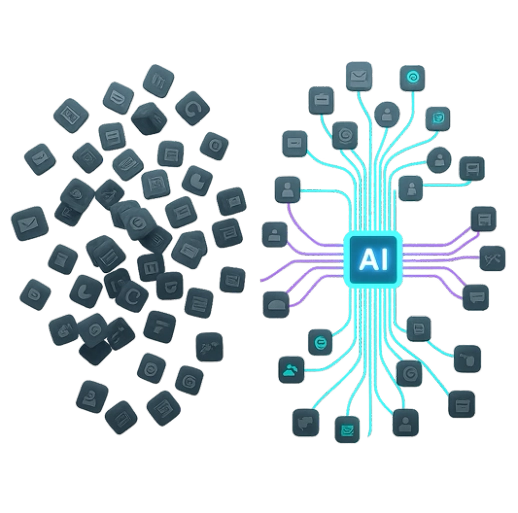Graphic showing improved SEO graphs overlaying website design