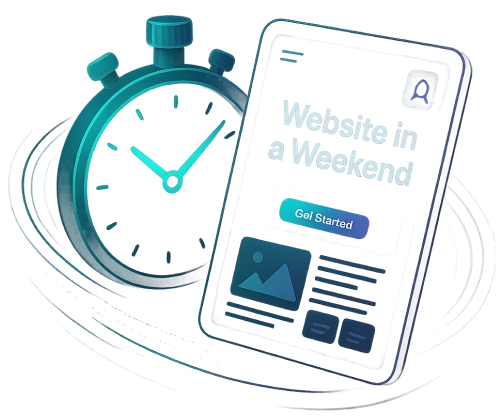 laptop and mobile phone mockup of modern website